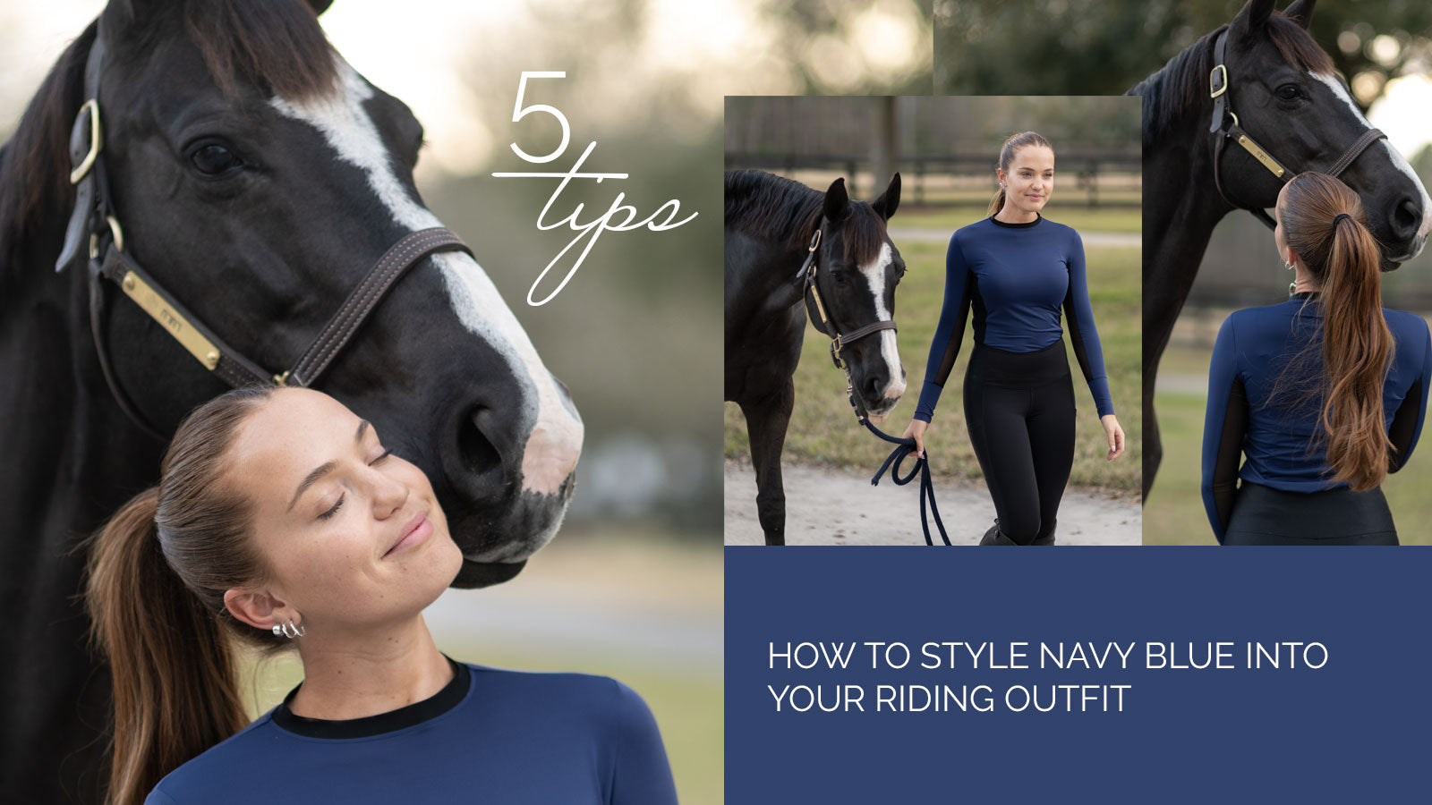 5 Ways to Style Navy Blue and Black (or White)